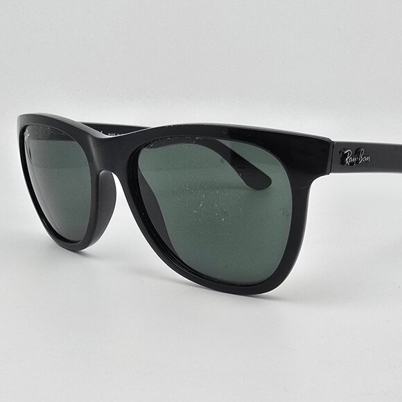 Ray-Ban RB4184 601/71 Polished Black Frame G-15 Green Lens Sunglasses Italy 54mm - Picture 1 of 13